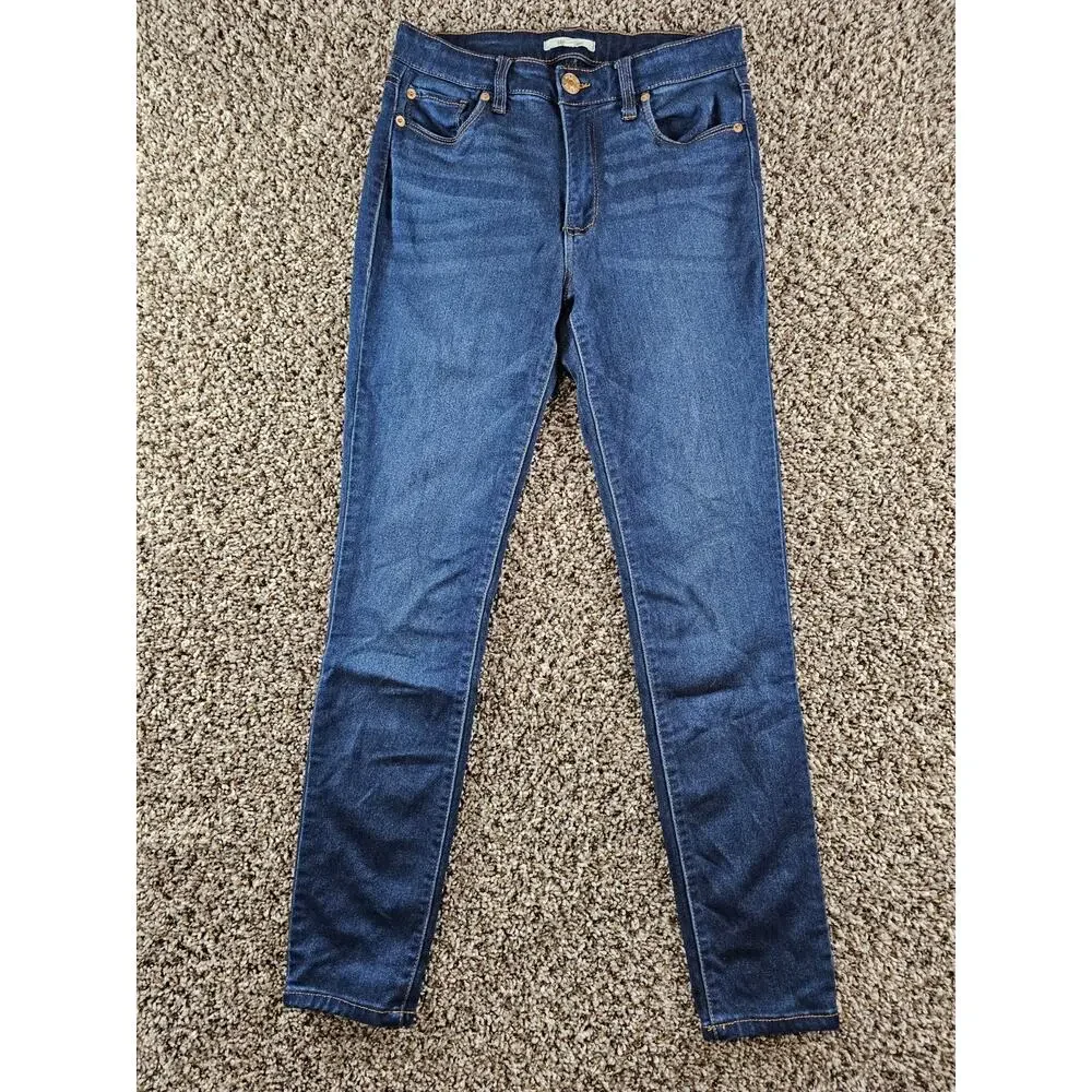 STS Blue Womens Sz 29 Skinny Leg Blue Jeans Dark Wash - Picture 1 of 4